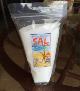 Costa Rican salt without fluoride.